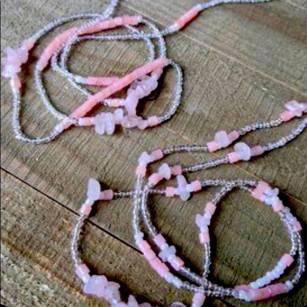 Handmade custom waist beads are made to order